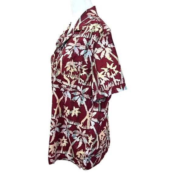 J. Crew Indian Madras Women's Blouse Made in India Sz.(M) Boho Beachy #J1320 - Picture 4 of 10